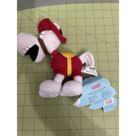 Rocky and Bullwinkle Friends Dudley Do Right Horse plush 9 inch Stuffins Vintage - Picture 3 of 10